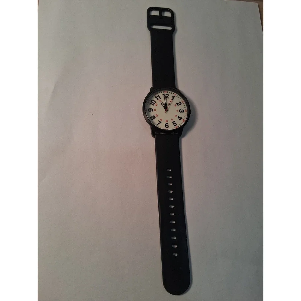 40MM Waterproof Anti-Scratch Analog Nurse Watch | 12/24 Hour Luminous | Big